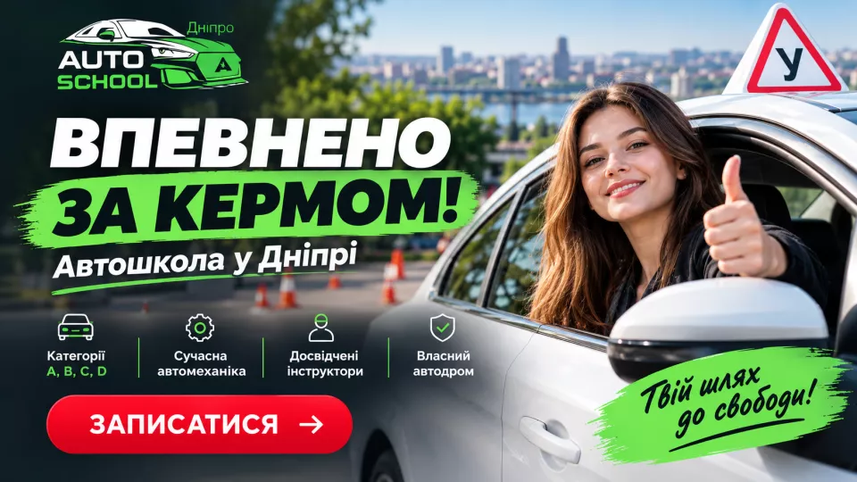 🚗 AUTO SCHOOL Дніпро